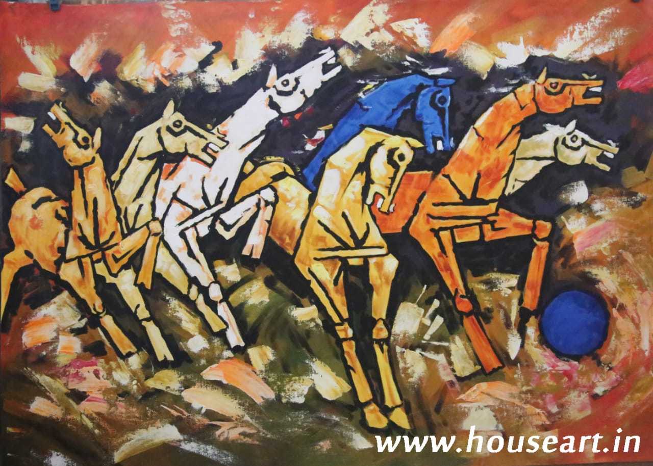 Abstract Paintings Medium: Oil