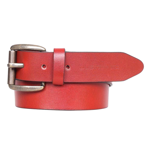 Antique Brass Buckle Mens Belt