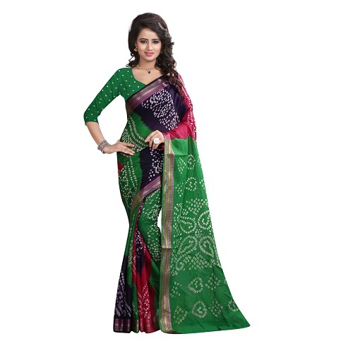 Multi Color Bandhani Saree