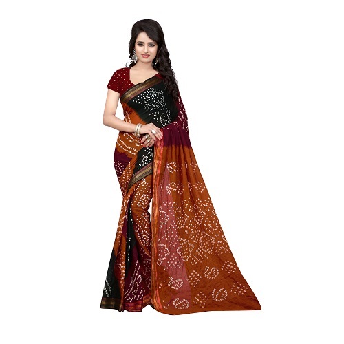 Multi Color Bandhani Saree