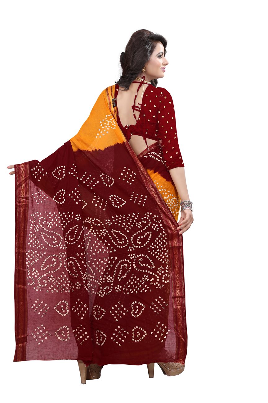 Multi Color Bandhani Saree