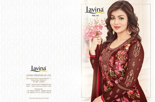 Black Straight Cut Salwar Suits