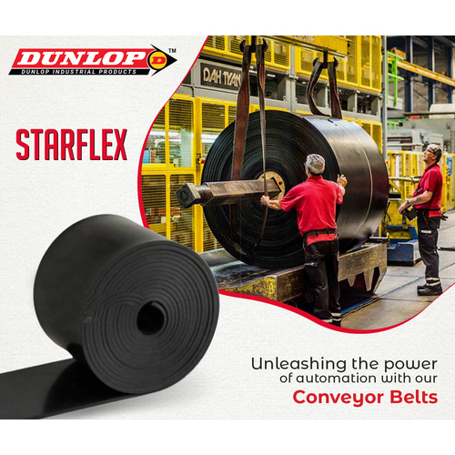 Heavy Duty Conveyor Belts - Color: Black