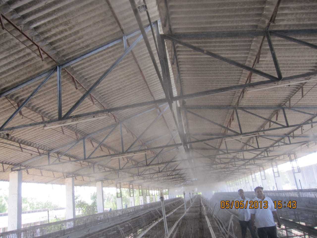 Poultry Fogging System - Plastic, 10-40 Inch | Imported 4 Way Fogger, Non Return Valve, Cyclic Timer, Special Developed Motor