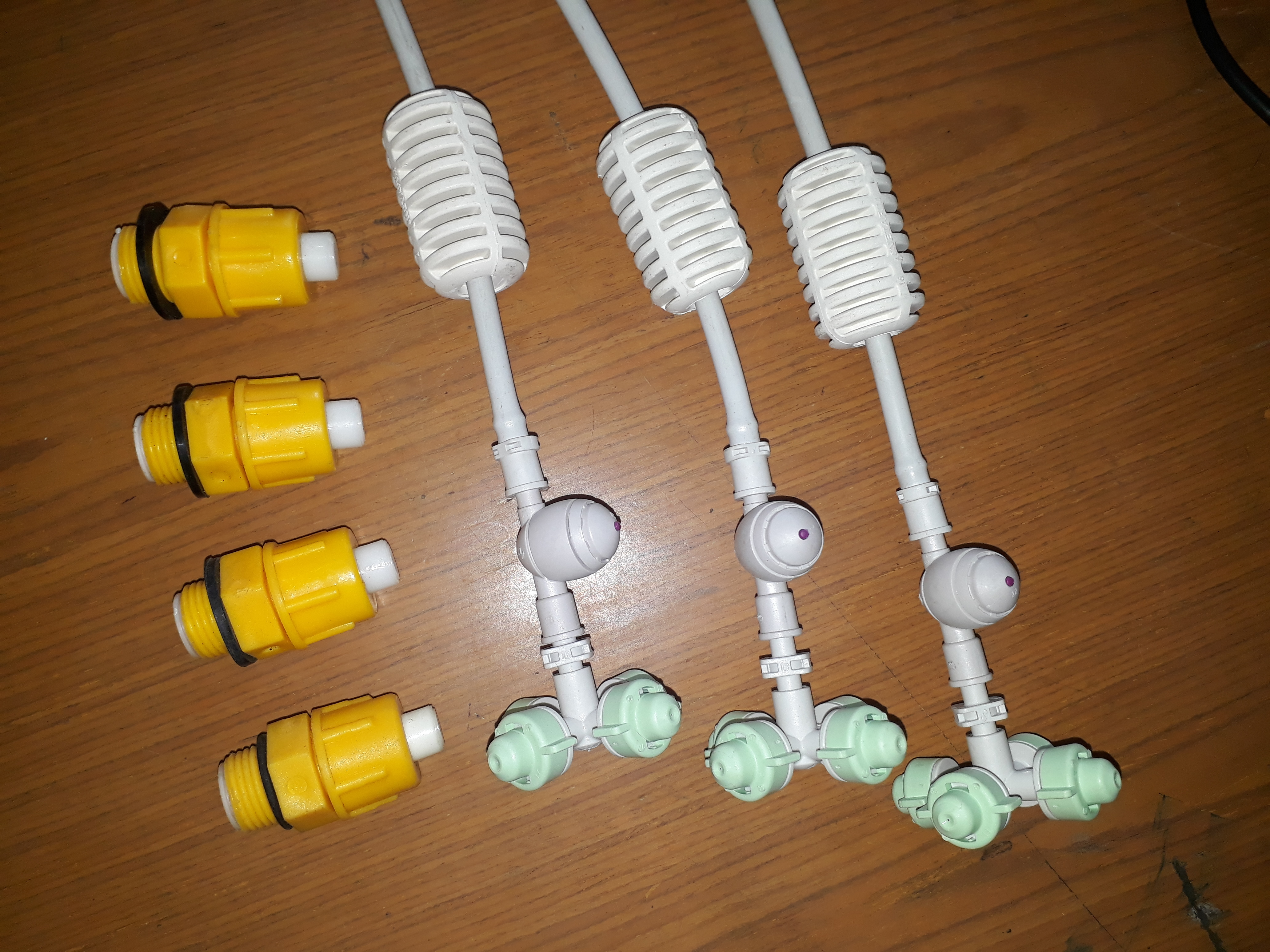 Poultry Fogging System - Plastic, 10-40 Inch | Imported 4 Way Fogger, Non Return Valve, Cyclic Timer, Special Developed Motor