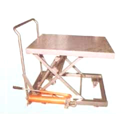 Hydraulic Lifting Table - Heavy-Duty Steel, Adjustable Height Design , Effortless Operation and Safety Lock Features