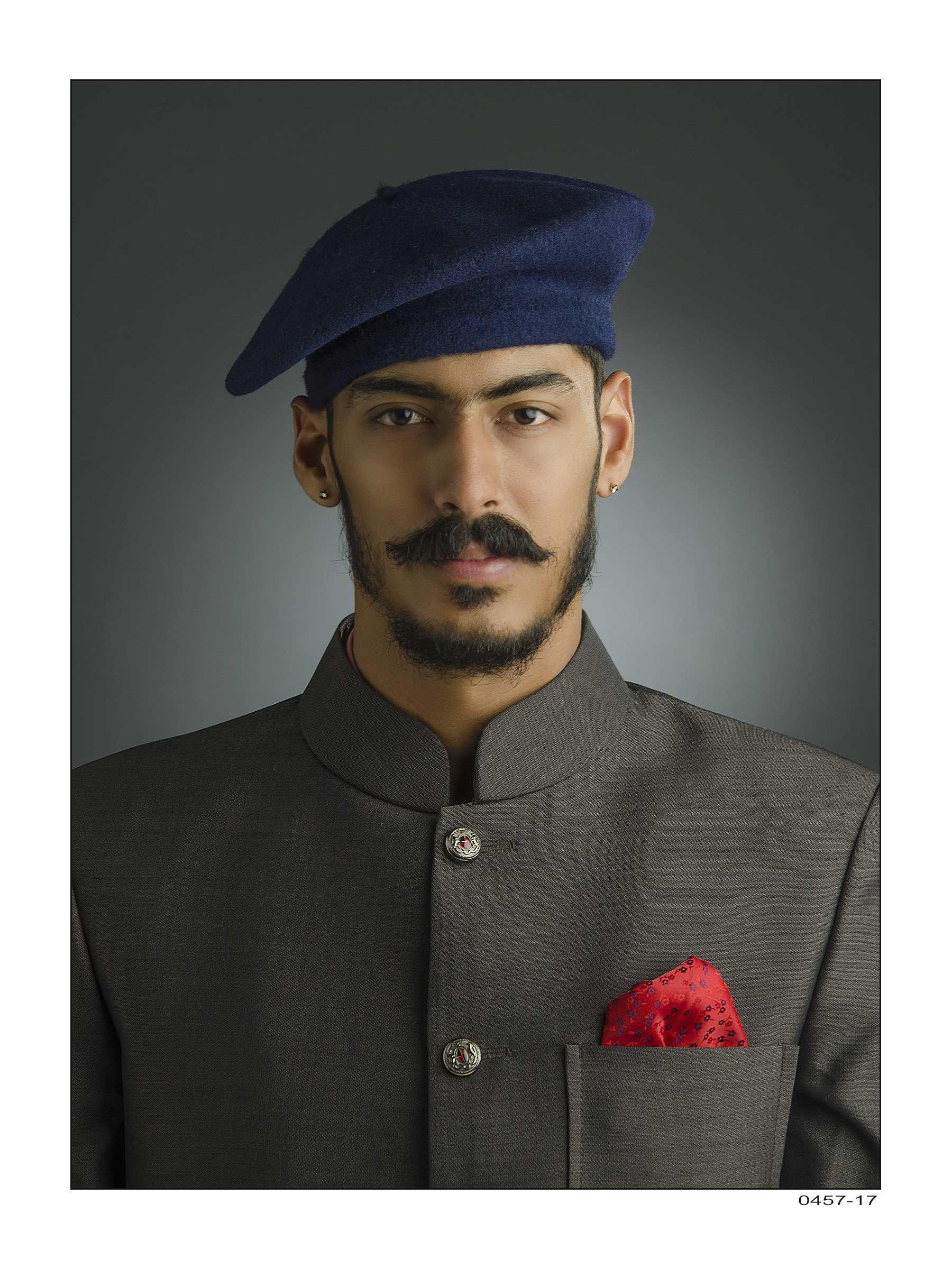 Beret Caps - 100% Pure Wool, Oval Shape Design In Spectrum Of Colors | Ethnic Style, Ventilated With Eyelets, Bound With Black Tape Or Leather
