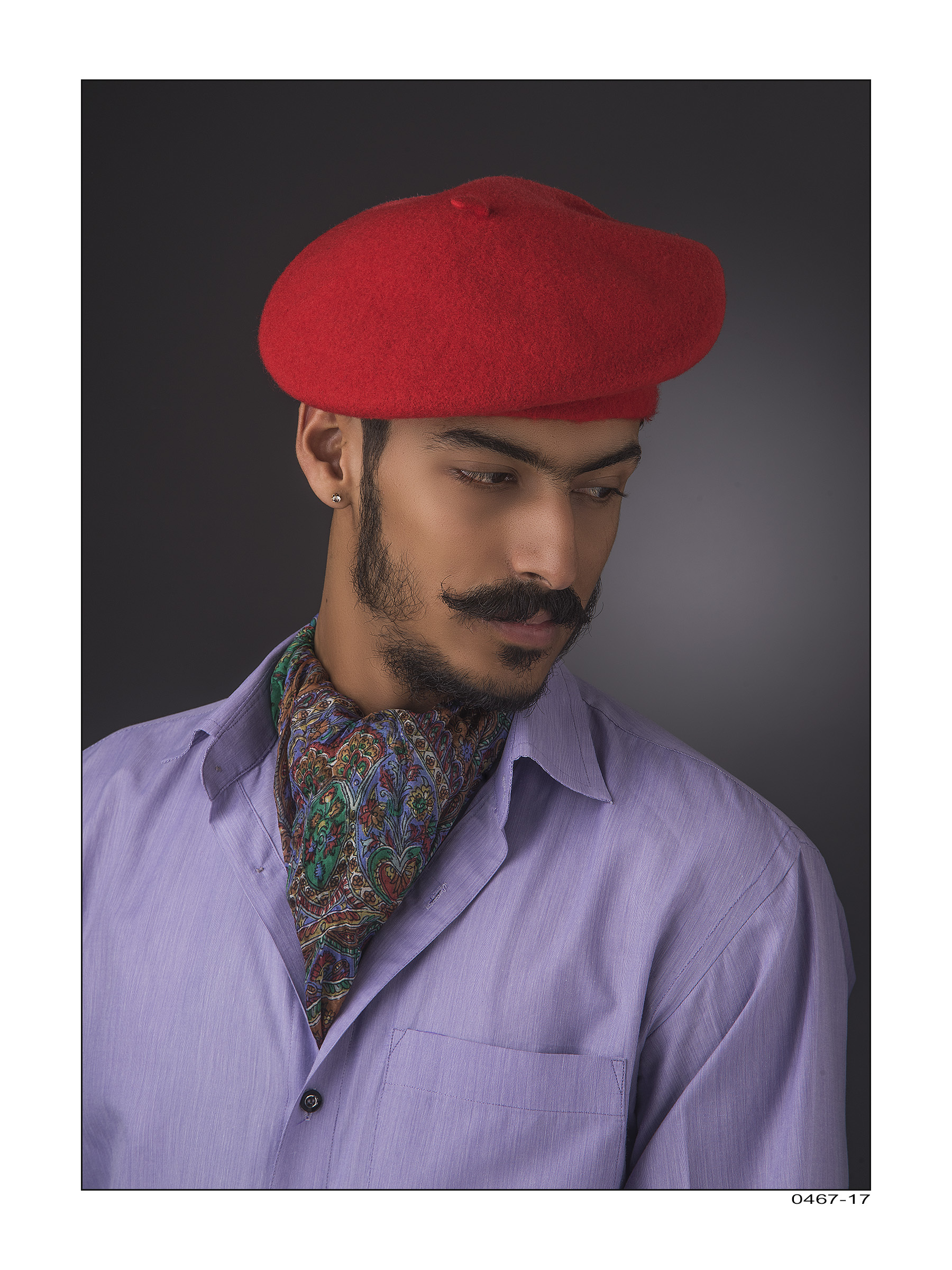 Beret Caps - 100% Pure Wool, Oval Shape Design In Spectrum Of Colors | Ethnic Style, Ventilated With Eyelets, Bound With Black Tape Or Leather
