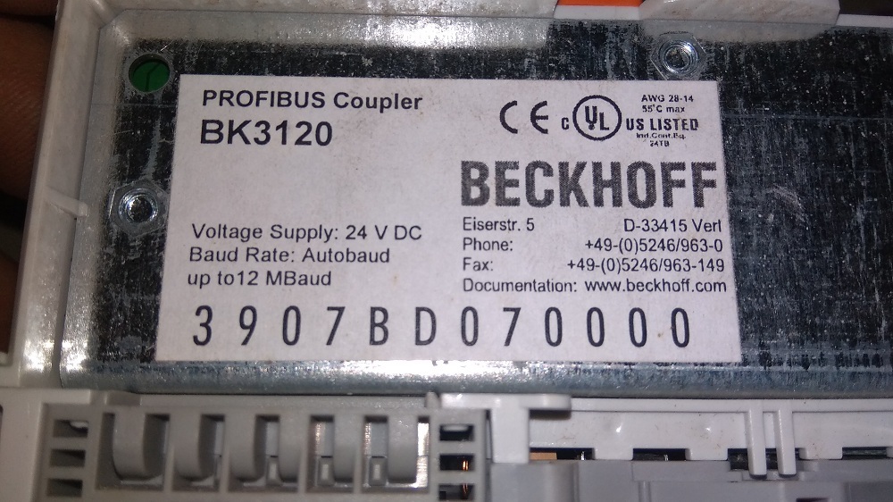 Beckhoff Power Supply Bk3120