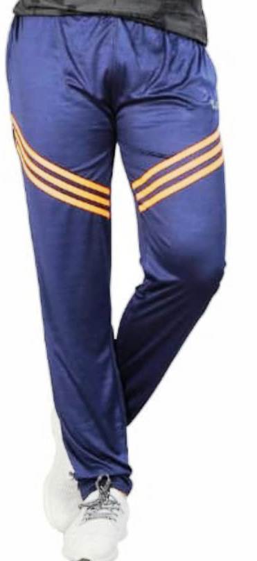 Mens Track Pant - Polyester Fabric, Custom Color, Printed Pattern, Zipper Fly Closure, Double Pockets | Designed For Spring And Winter Wear