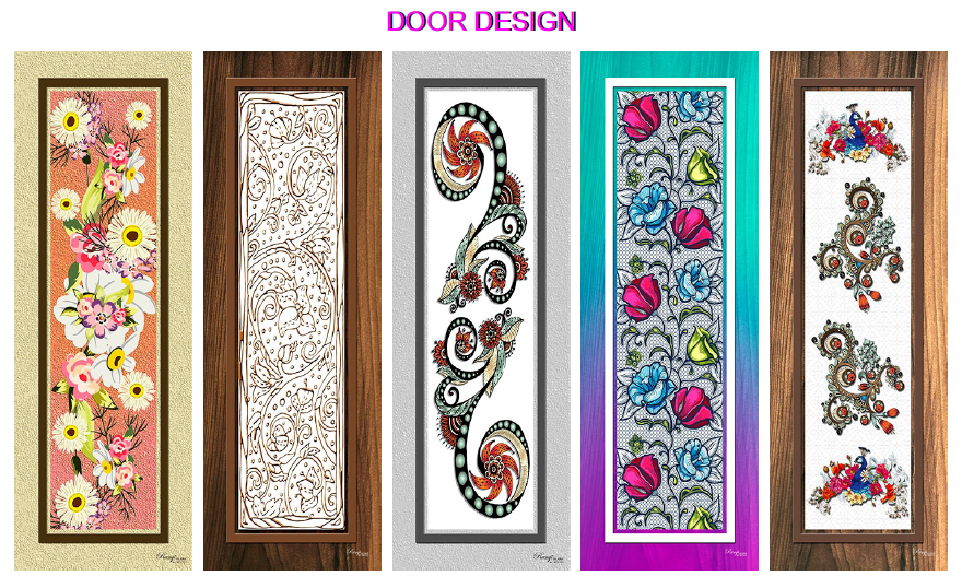 Digital Door Skin Sheet Application: Interior