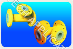 Ptfe से लिपटा असमान टी