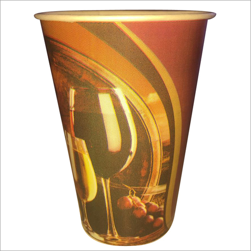 Orange Customized Paper Cup