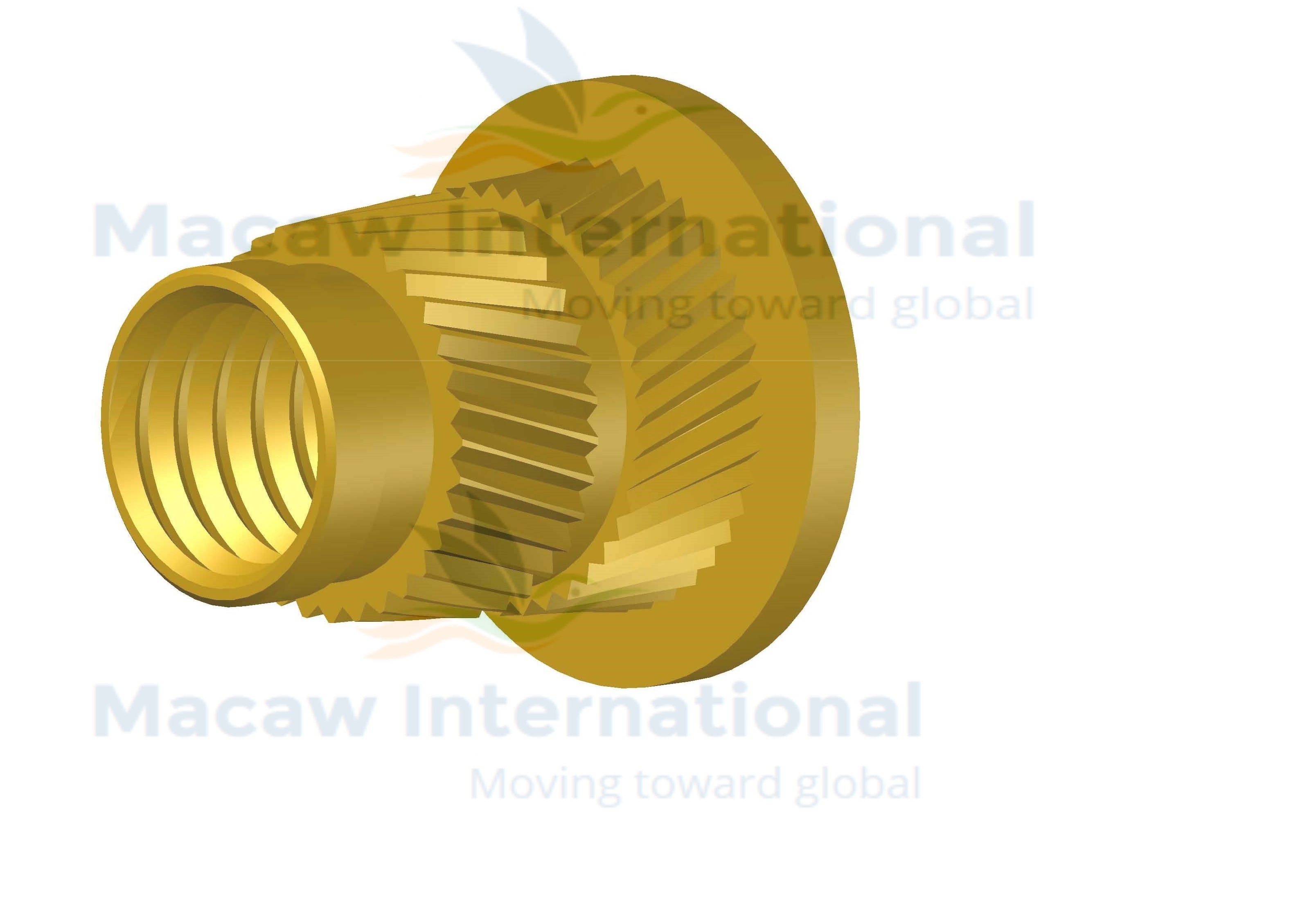 Brass Ultrasonic Insert Diameter: 3.6 - 12.5 Millimeter (Mm)