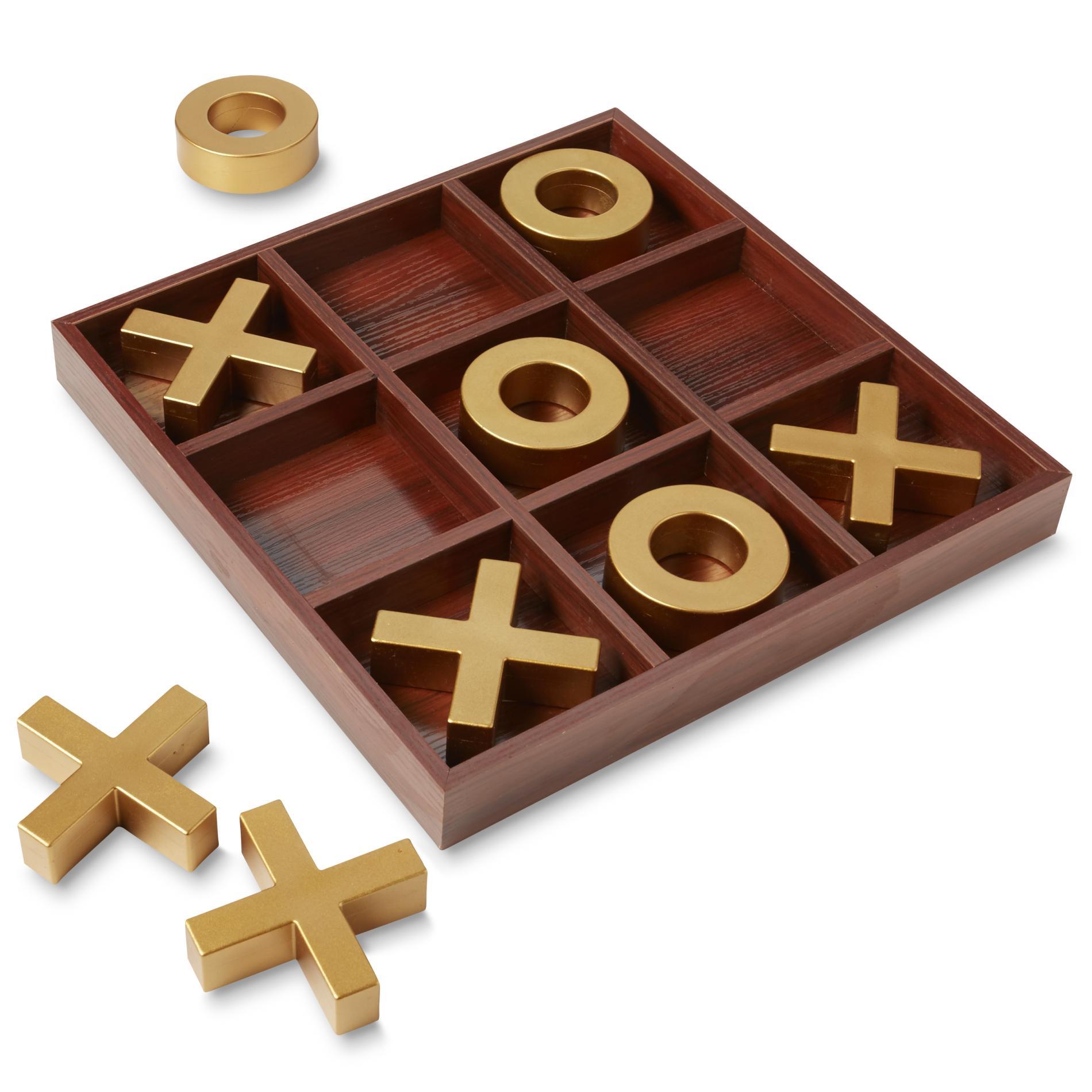 Natural Tic Tac Toe Mango Wood Puzzle