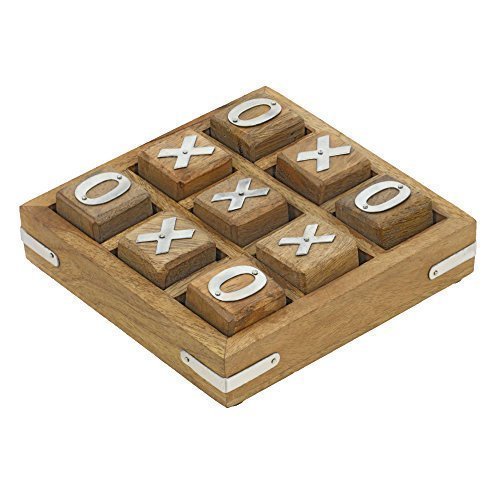 Natural Tic Tac Toe Mango Wood Puzzle