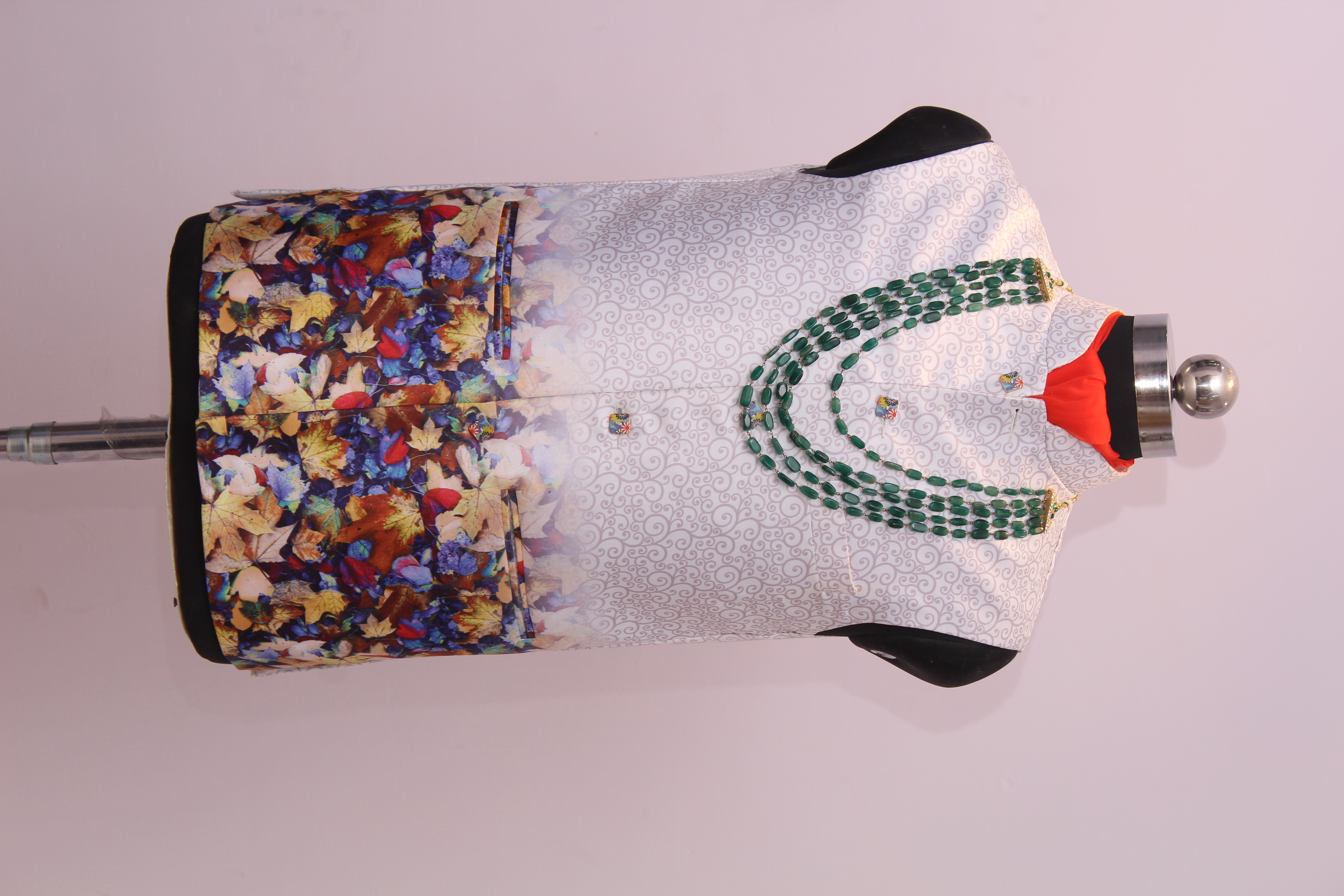 Dry Cleaning Digital Printed Nehru Jacket