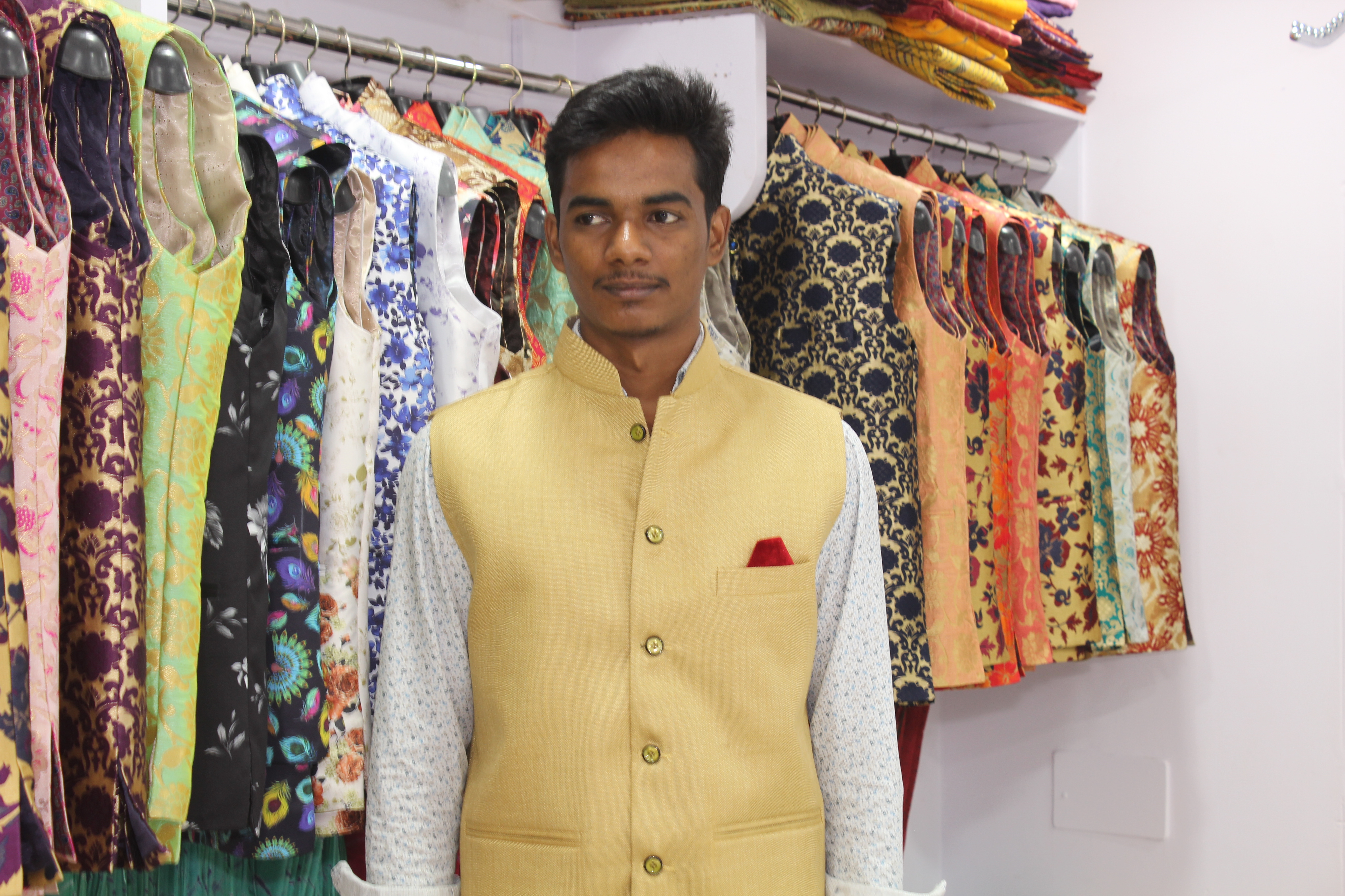 Dry Cleaning Plain Nehru Jacket