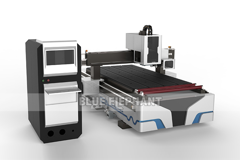 Black Blueelephant 1325 Wooden Furniture 3d Statues Making Machine Cnc Router With Carousel Tool Changer