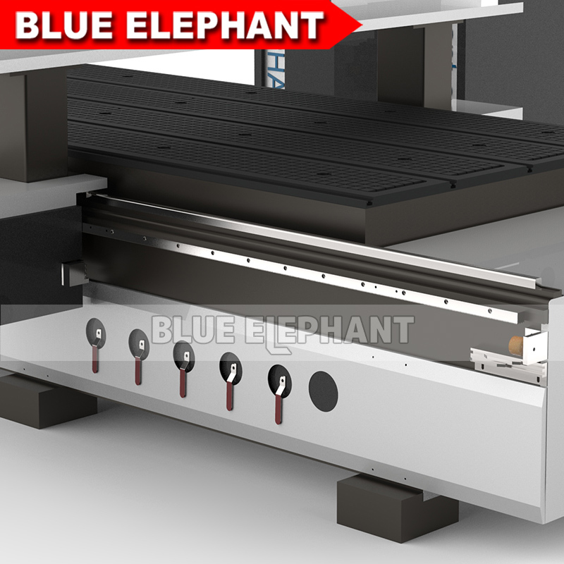 Black Blueelephant 1325 Wooden Furniture 3d Statues Making Machine Cnc Router With Carousel Tool Changer