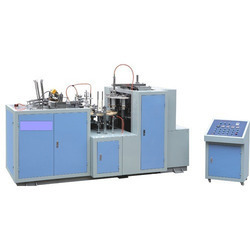 High Speed Paper Cup Machine - Metal, 2500 X 1500 X 1500 mm, Blue | Automatic Operation, Photoelectric Failure Detection, PLC Control System, One Turn Plate Design