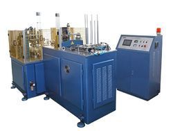 Blue High-Speed Paper Cup Making Machine