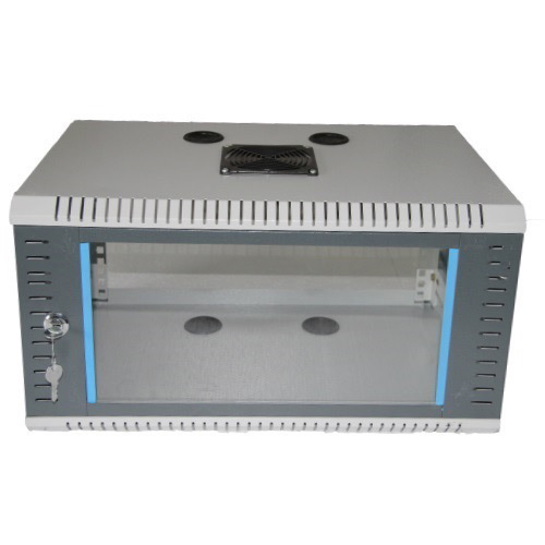 4U Network Rack - Steel Construction | Top and Bottom Cable Entry, Durable Design, Standing and Wall Mounting Options, Easy Installation