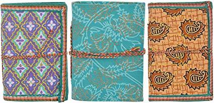 Artisanal Hand Embroidered Diary - Handmade Paper, 120-200 Pages | Customizable Color, Rectangular Shape, Classical & Modern Style