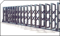 Motorised Retractable Gates - Arm Length: 18 Meter (M)
