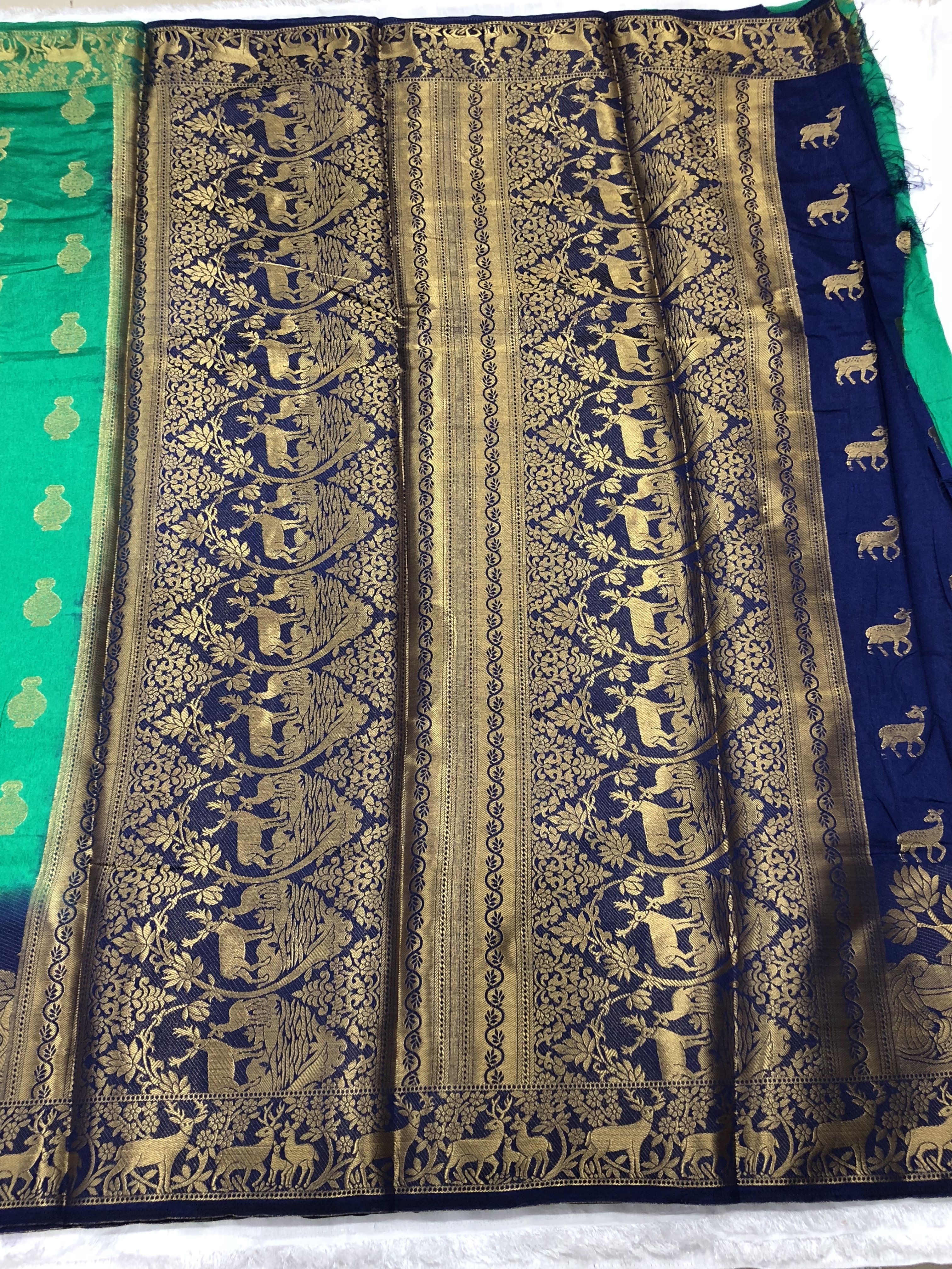 Yellow Kanjivaram Saree