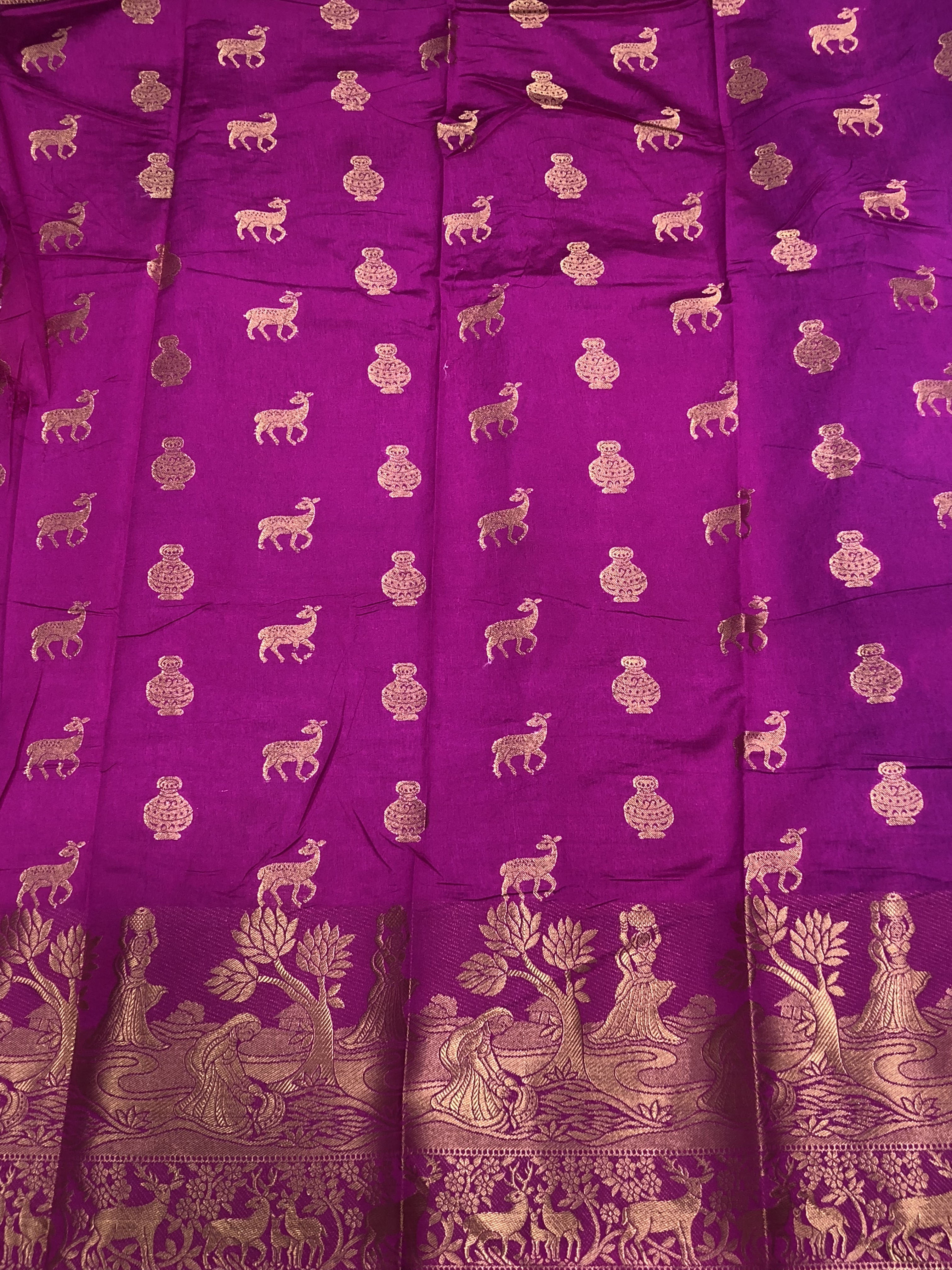 Yellow Kanjivaram Saree