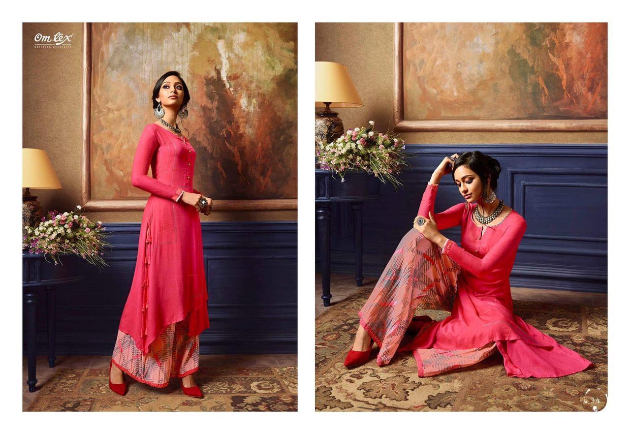 Red New Stylish Plazzo Salwar Suits
