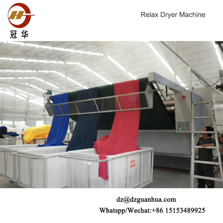 Automatic Three Pass High Efficient Relax Dryer Of Textile Machine For Textile Finishing