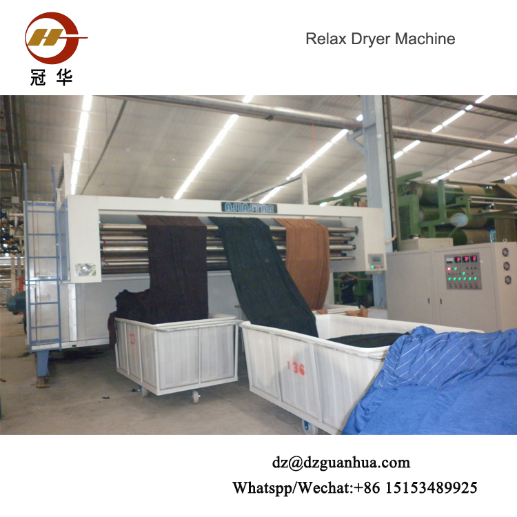 Automatic Three Pass High Efficient Relax Dryer Of Textile Machine For Textile Finishing