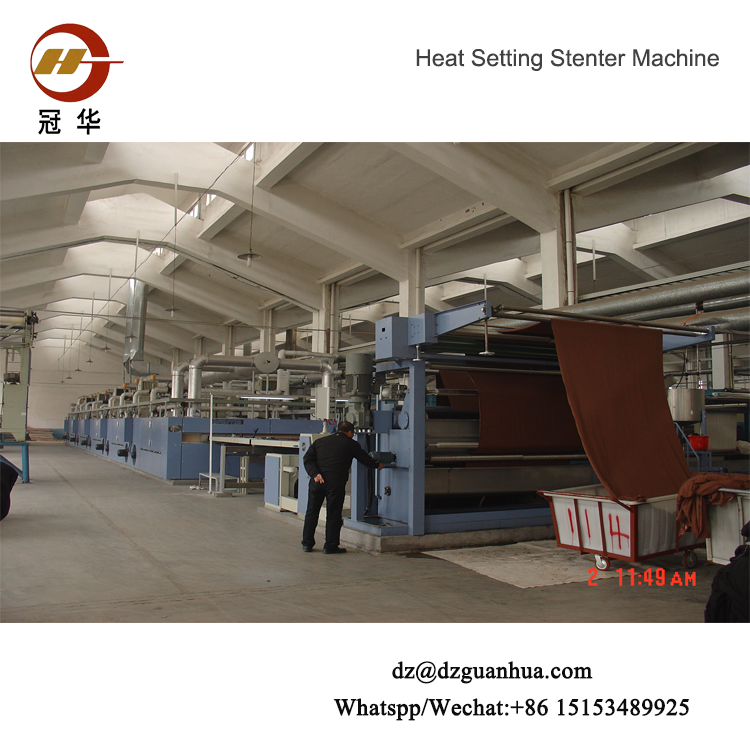 Hot Air Stenter Machine - Steel Construction, 48300 X 4620 X 1750 Mm | Blue And Grey Color, 220 Watt Power, Plc Control, Hydraulic & Pneumatic System, Larger Conveyor & Roller For Soft Fabrics