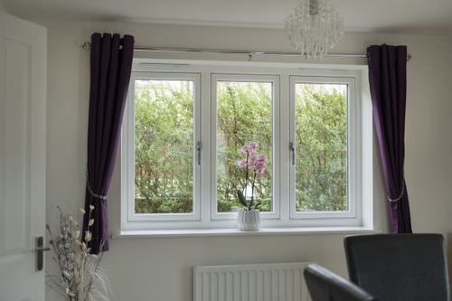 Light Oak Fixed Window Section