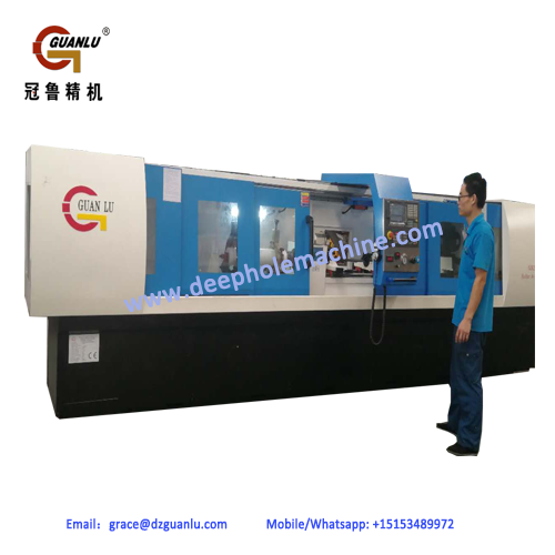 Cnc Deep Hole Drilling Machine - Casting Iron And Steel, 6000x1900x1800 Mm, 5-30 Mm Drill Diameter, 1500 Mm Max Depth, High Efficiency And Automation, Siemens Control System