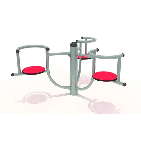 आउटडोर प्लेग्राउंड 3 सीटर किड्स एमजीआर