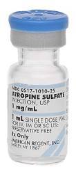 Atropine Injection Specific Drug