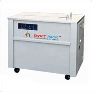 Strapping Machine - Automatic Electric Operation | Painted Surface Treatment, Designed for Industrial Use, 1-Year Warranty