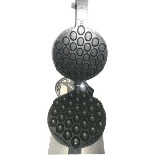 Egg Bubble Waffle Baker - Stainless Steel, 450x240x250 mm, Black | Eco-Friendly, High Efficiency, User-Friendly Design, Fast Processing Speed