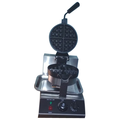 White Rotary Waffle Machine