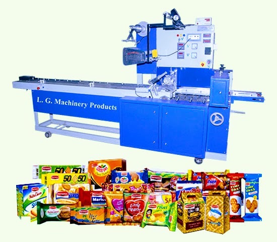 Semi-automatic Cookies Biscuit Packing Machine