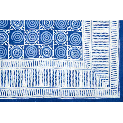 Designer Dabu Hand Block Printed Bed Cover