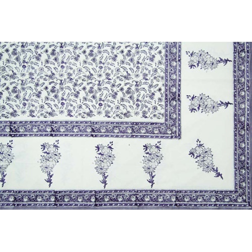 Jaipuri Hand Block Printed Bed Cover