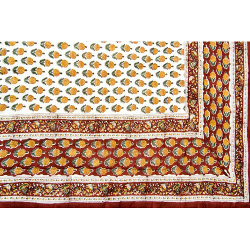 भारतीय ब्लॉक प्रिंटेड कंबल कवर