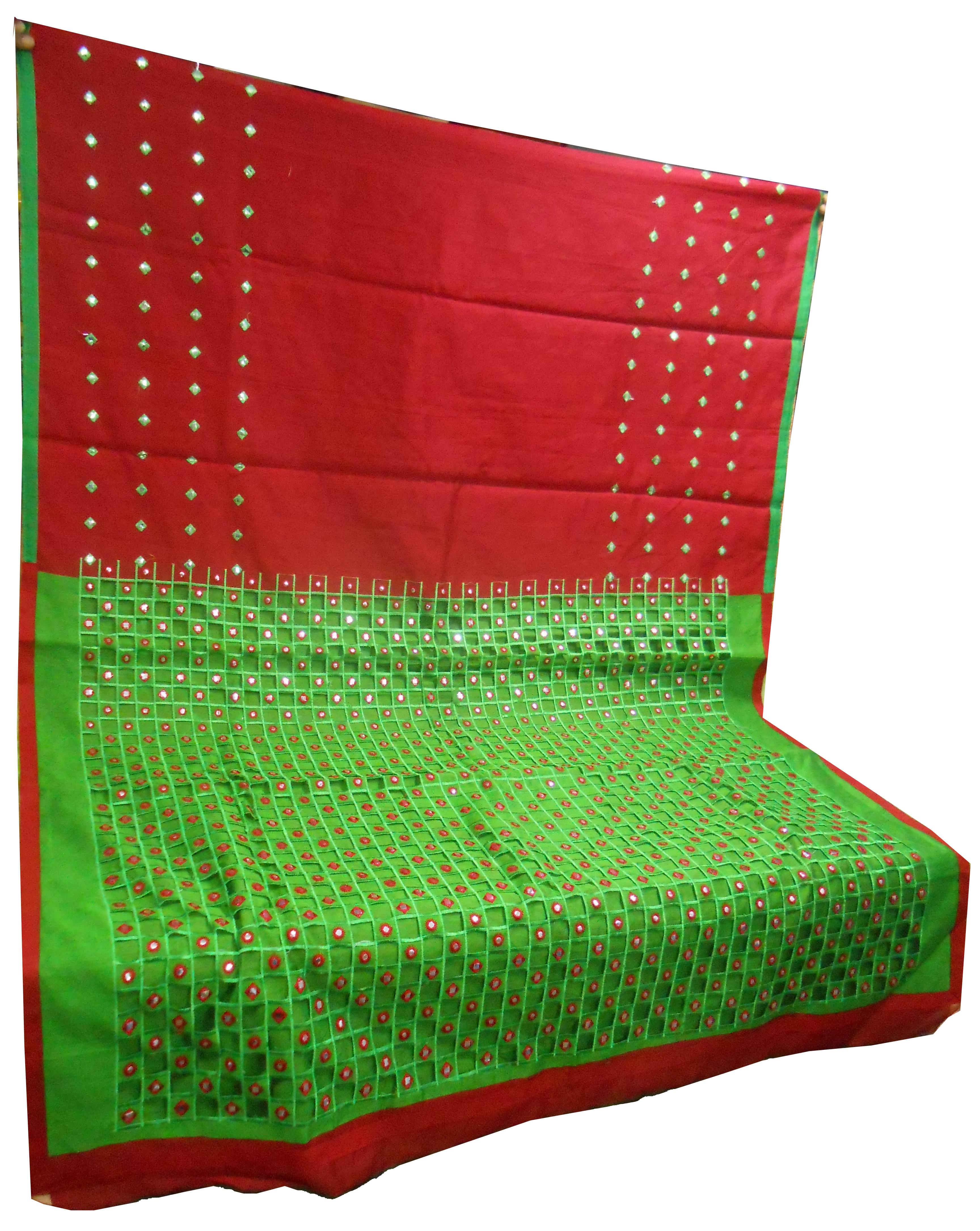 Handlum Cutwork - Cotton Material, Plain Style With Hand Embroidery | Available In All Colors