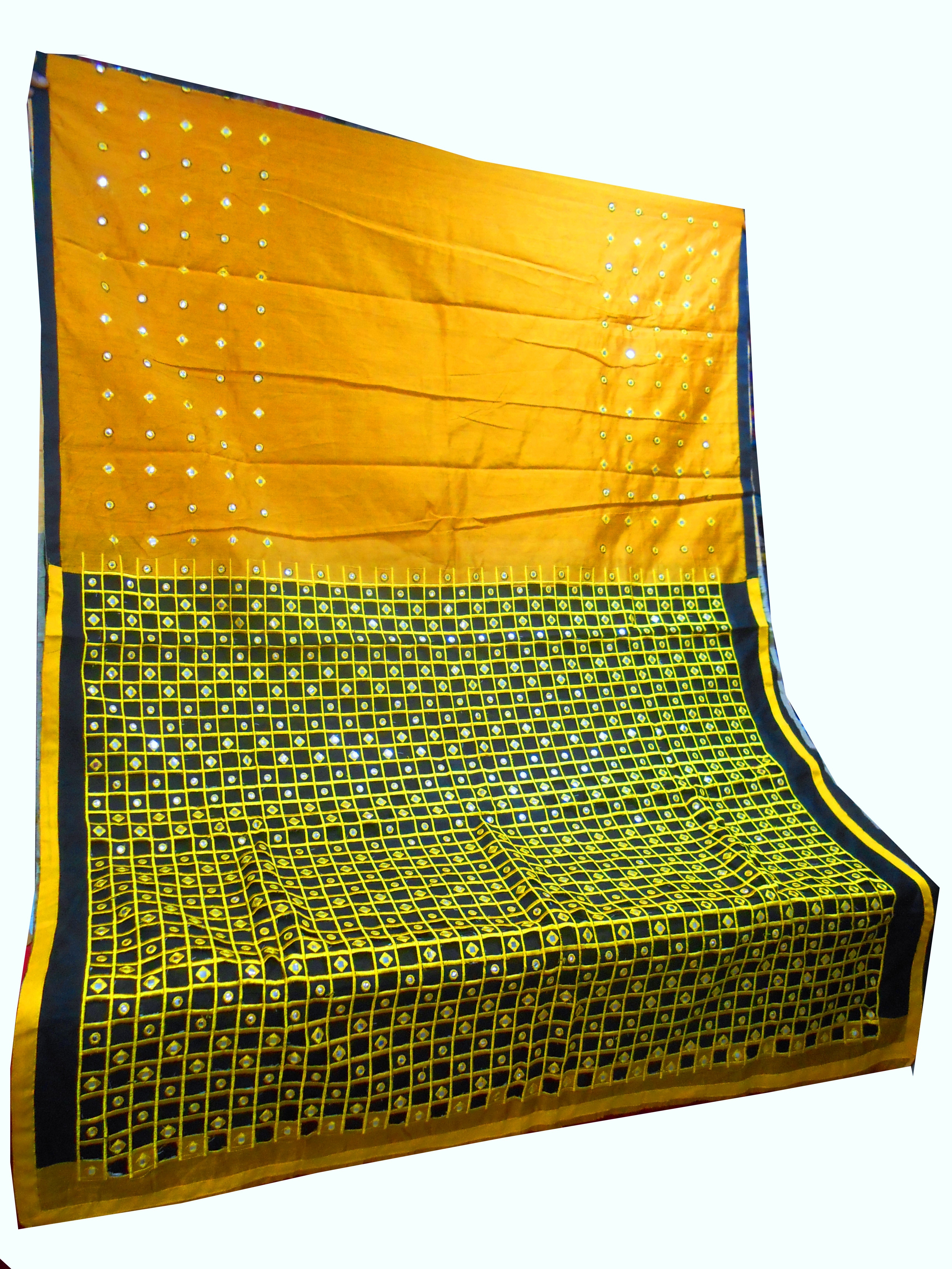 Multicolor Handlum Cutwork
