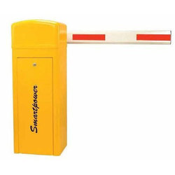 Automatic Boom Barrier - Yellow Finish | Pedestrian Safety Feature, 220v Power Supply, Fully Automatic Operation