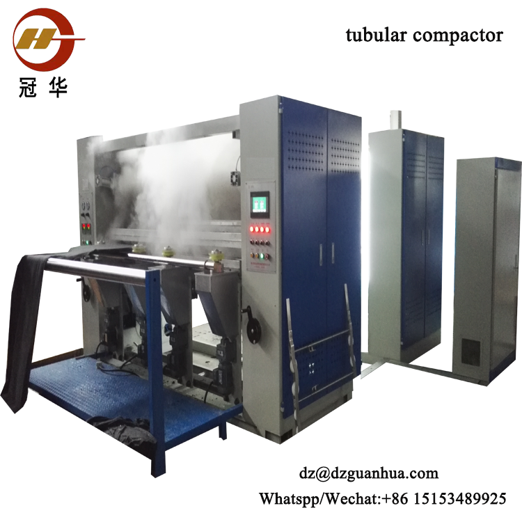 Bule+grey Tubular Fabric Calendering Machine